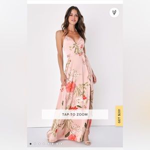 Lulu’s long floral dress